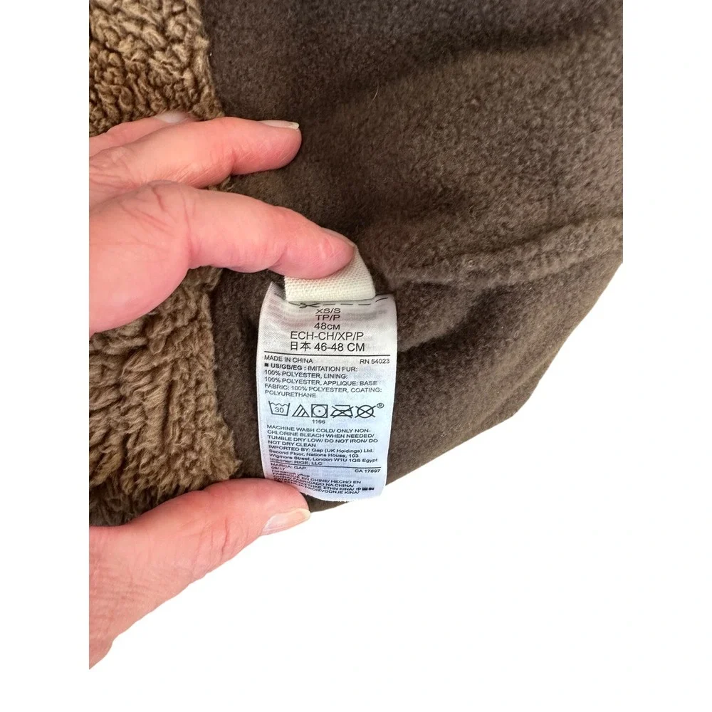 Baby Gap Bear Hat and Mittens‎ Set Toddler Size XS/S